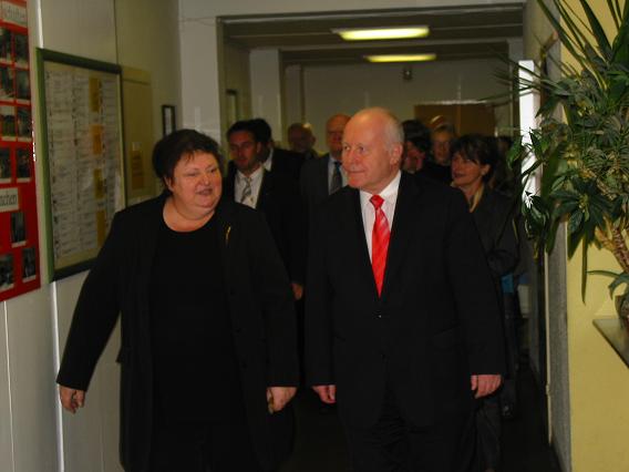 Frau Dr. Heink + Georg Milbradt